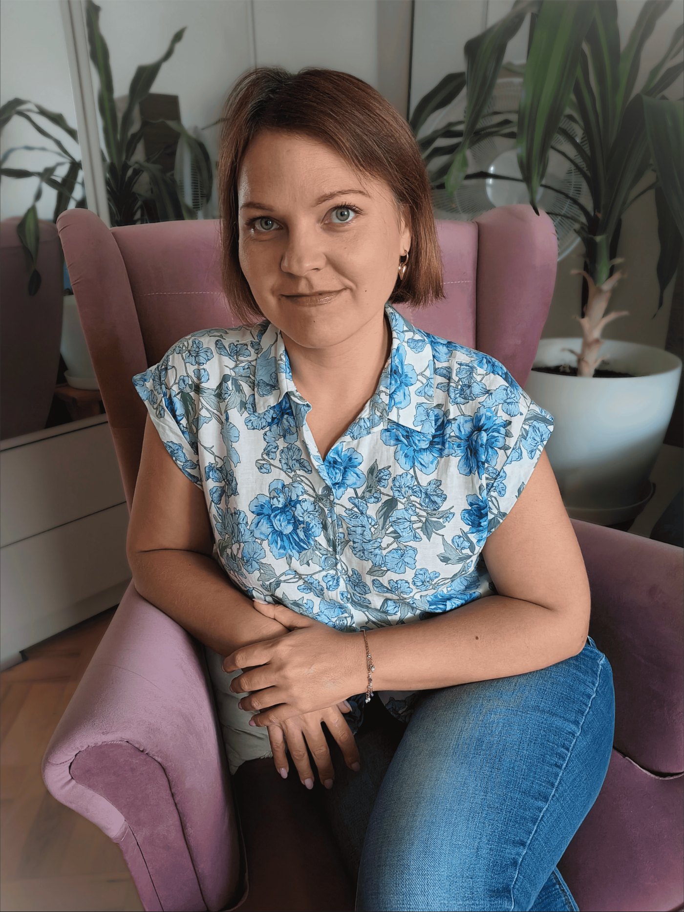 Agata Juśkiewicz w gabinecie